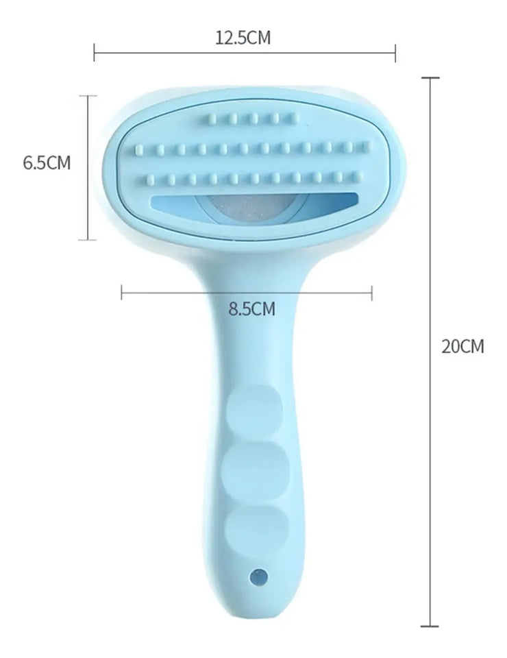 Cepillo eléctrico para eliminar el pelo de las mascotas.