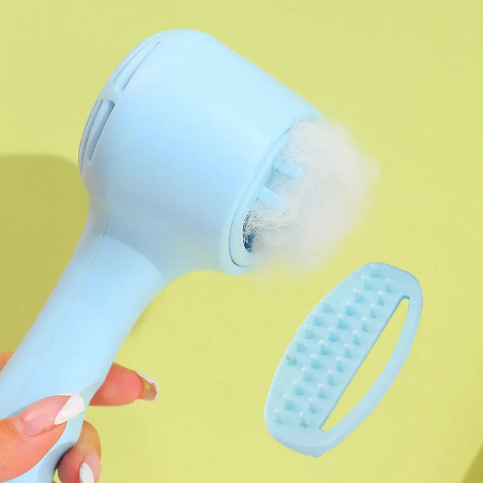 Cepillo eléctrico para eliminar el pelo de las mascotas.
