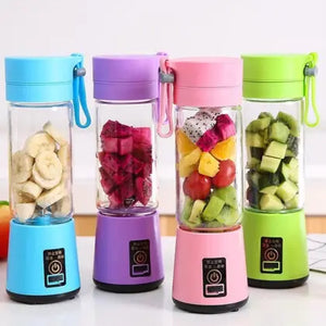 Batidora portátil compacta y recargable de 380 ml.